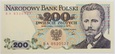 Banknot 200 zł 1979 rok - Seria BA