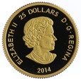 25 dolarów - Jan Paweł II - Kanada - 2014