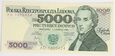 Banknot 5000 zł 1982 rok - Seria AD
