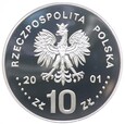 10 złotych - Jan III Sobieski - półpostać - 2001 rok