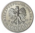 Solidarność 100 000 złotych - 1990 rok - Uncja Srebra - Typ C
