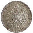 3 Marki - Wilhelm II - Prusy - 1910 rok