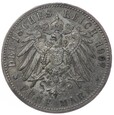 5 Marek - Wilhelm II - Cesarstwo Niemieckie - 1907 rok - A