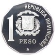 1 peso - Rocznica odkrycia Ameryki-Rrepublika Dominikańska - 1990 rok