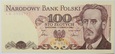 Banknot 100 zł 1986 rok - Seria LW