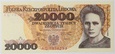 Banknot 20 000 zł 1989 rok - Seria AG