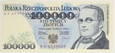 Banknot 100 000 zł 1990 rok - Seria BA