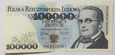 Banknot 100 000 zł 1990 rok - Seria AN