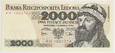 Banknot 2000 zł 1979 rok - Seria AH