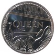2 funty - Legendy muzyki - Queen - Wielka Brytania - 2020r