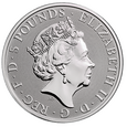 5 funtów - Bestie Królowej - Biały Koń - Wielka Brytania - 2020 