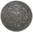 3 marki - Wilhelm II - Niemcy - Prusy - 1908 rok - A