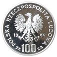 100 złotych - Ochrona Środowiska - Głuszec - 1980 rok