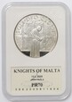 10 Lir - Jan Paweł II - SOLI DEO GLORIA  - Malta - 2005 rok