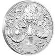 1 dolar - Lunar - Rok Smoka - Australia - 2024