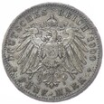 5 marek - Wilhelm II - Prusy - Niemcy - 1900 rok - A