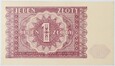 Banknot 1 Złoty - Polska Rzeczypospolita Ludowa - 1946 rok 