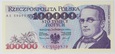 Banknot 100 000 zł 1993 rok - Seria AE