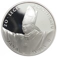 10 złotych - 20-lecie pontyfikatu Jana Pawła II - 1998 rok