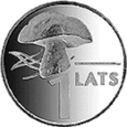 Łotwa 2004 - 1 Łat Grzyb