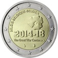 Belgia 2014 - 2 Euro 100. rocznica wybuchu I wojny światowej