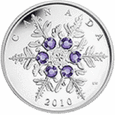 Kanada - 20$ Śnieżynka tanzanit 2010