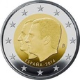 Hiszpania 2014 - 2 Euro Zmiana na stanowisku głowy państwa 