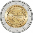 Grecja 2009 - 2 Euro 10-lecie Unii gospodarczej i walutowej