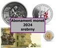 Abonament srebrny - polskie monety kolekcjonerskie 2024