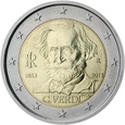 Włochy - 2 Euro 200. rocznica urodzin Giuseppe Verdiego 