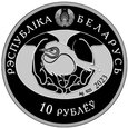 Białoruś 2023 - 10 Rubli Turkawka zwyczajna