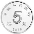 Chiny 2019 - set 1 jiao, 5 jiao, 1 yuan
