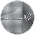 Litwa 2022 - 1,50 Euro 100 lat Banku Narodowego
