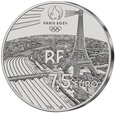 Francja 2024 - 7,5 Euro Igrzyska olimpijskie w Paryżu 2024 - znicz