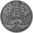 Białoruś 2015 - 1 Rubel Znaki Zodiaku Waga