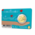 Belgium 2 Euro 2022 - For Care During The Covid Pandemic Coincard FR
