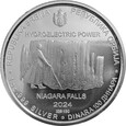 Serbia 2024 - Nikola Tesla Niagara Falls Ag999 1oz