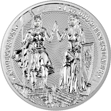 Germania Mint 2023 - Allegories: Galia & Germania Ag999.9 1oz