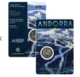 Andora 2019 - 2 euro Narciarstwo Alpejskie w blistrze. 