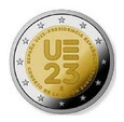 Spain 2 euro 2023 - Presidency of the Council of the EU