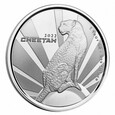 NOWA CENA: Cameroon 2022 - Cheetah Ag999 1oz Proof-like