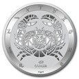 Tokelau 2024 - Zodiac Cancer Ag999 1oz BU RAK