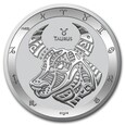 Tokelau 2024 - Zodiac Taurus Ag999 1oz BU BYK