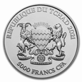 Republic Of Tchad 2021 - Mandala Warthog Ag999 1oz BU