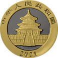 China 2021 - Panda Ag999 30g Golden Ring NOWA CENA !!!