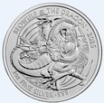 Great Britain 2025 - Myths & Legends- Beowulf & Dragon Ag999 1oz BU