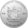 Fiji 2022 1 oz Earth Easter Rabbit