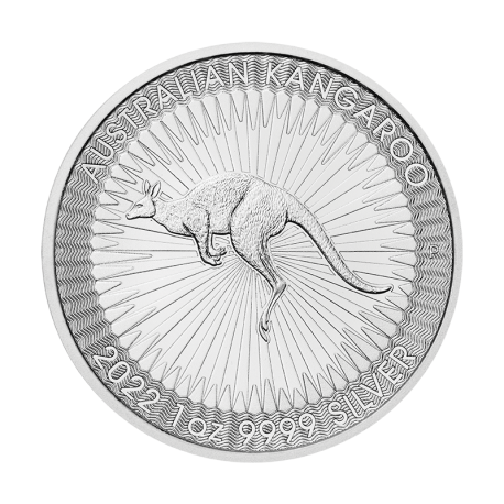 Australia 2022 - Kangaroo Ag9999 1oz BU