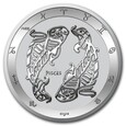 Tokelau 2024 - Zodiac Pisces Ag999 1oz BU RYBY