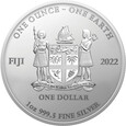  Fiji 2022 1 oz Earth: Świąteczny domek z piernika